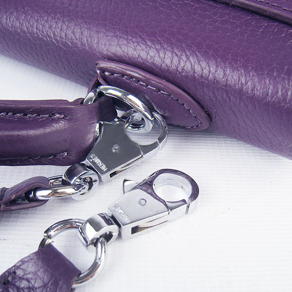 High Quality Hermes Kelly 35cm Togo Leather Bag Purple 6308 - Click Image to Close